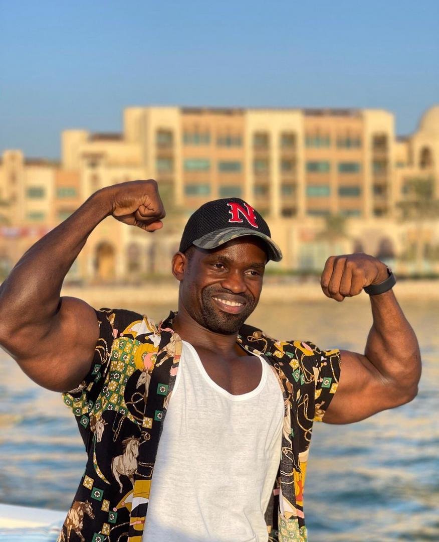 Meet Mubarak Kizito :  Mubarak is one of the unsung bodybuilding champion