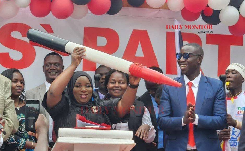 Singer Stecia Mayanja sworn in as the President of the National Peasants Party NPP